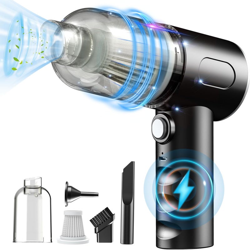 IFTHFOUR Compressed Air Duster-Vacuum Keyboard Cleaner-Air Blower 3-in-1-Electric Air Dusters-Replace Compressed Air Cans for PC,Computer Keyboard,Car Dusterpc Cleaning - Image 1